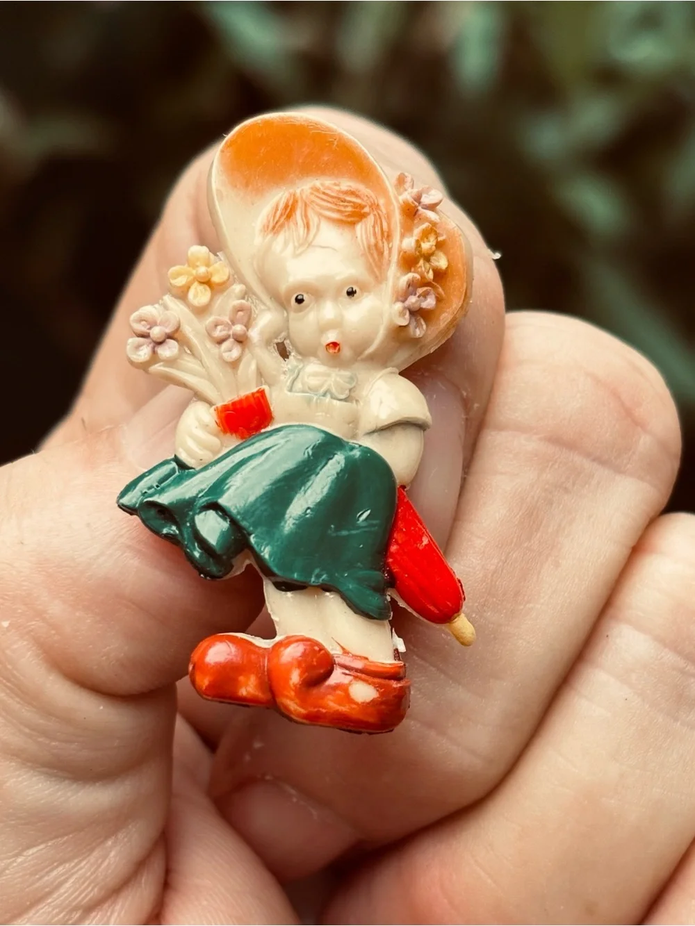 Vintage unsigned celluloid
